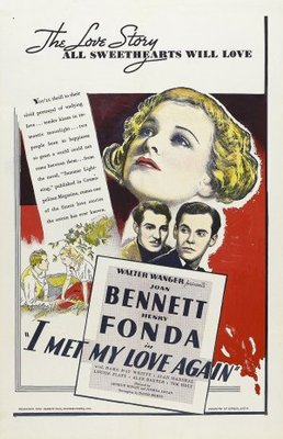 I Met My Love Again movie poster (1938) poster