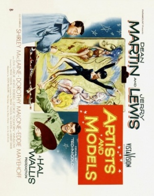 Artists and Models movie poster (1955) calendar