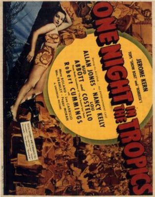 One Night in the Tropics movie poster (1940) poster