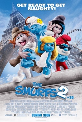 The Smurfs 2 movie poster (2013) mouse pad