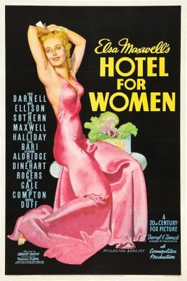 Hotel for Women movie poster (1939) calendar