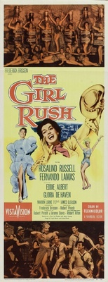 The Girl Rush movie poster (1955) calendar