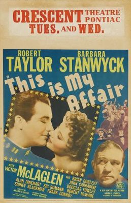 This Is My Affair movie poster (1937) Sweatshirt