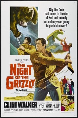 The Night of the Grizzly movie poster (1966) poster