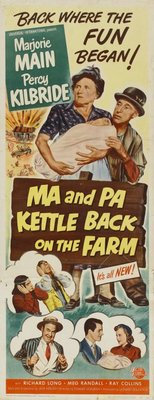 Ma and Pa Kettle Back on the Farm movie poster (1951) Poster MOV_0f06f96a