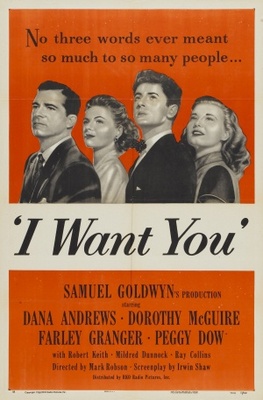 I Want You movie poster (1951) Sweatshirt