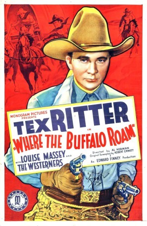 Where the Buffalo Roam movie poster (1938) tote bag