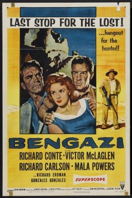 Bengazi movie poster (1955) poster