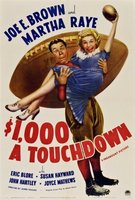 $1000 a Touchdown movie poster (1939) Poster MOV_10fa2de8