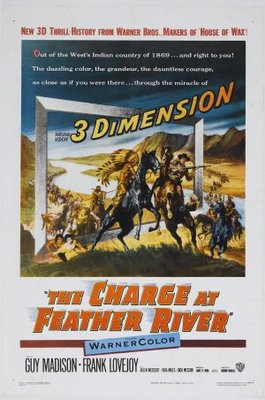 The Charge at Feather River movie poster (1953) mouse pad
