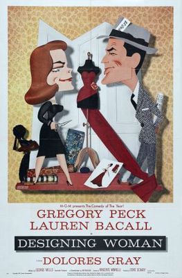 Designing Woman movie poster (1957) calendar