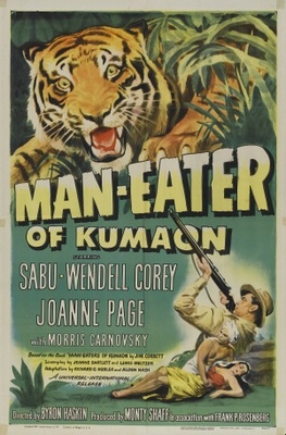Man-Eater of Kumaon movie poster (1948) tote bag