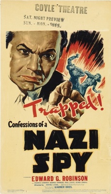 Confessions of a Nazi Spy movie poster (1939) calendar