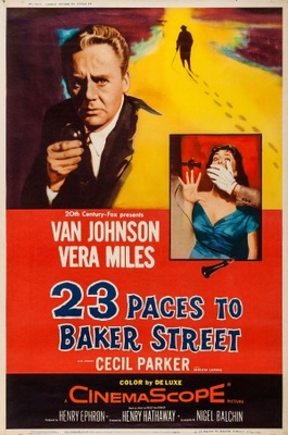 23 Paces to Baker Street movie poster (1956) poster