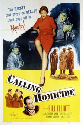 Calling Homicide movie poster (1956) calendar