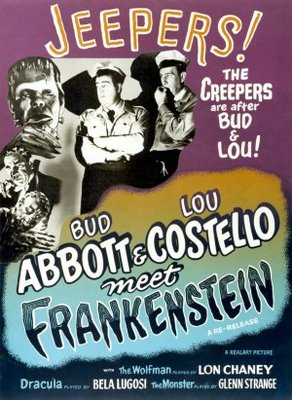 Bud Abbott Lou Costello Meet Frankenstein movie poster (1948) Sweatshirt