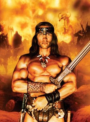 Conan The Barbarian movie poster (1982) mouse pad