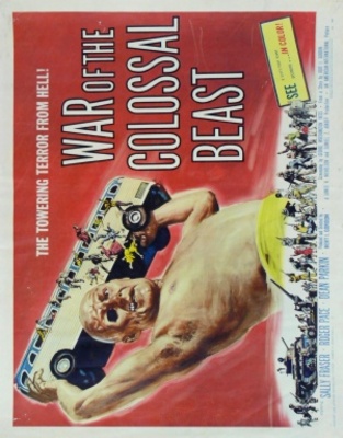 War of the Colossal Beast movie poster (1958) poster