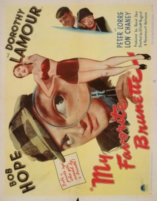 My Favorite Brunette movie poster (1947) mug