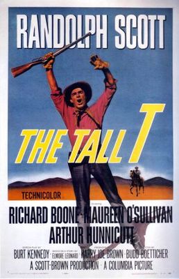 The Tall T movie poster (1957) mug