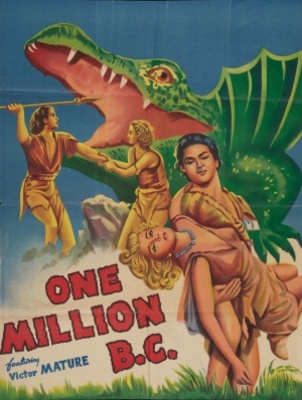 One Million B.C. movie poster (1940) mouse pad