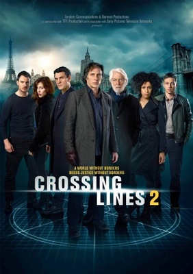 Crossing Lines movie poster (2013) Longsleeve T-shirt