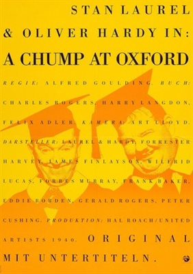 A Chump at Oxford movie posters (1940) Poster MOV_1781907