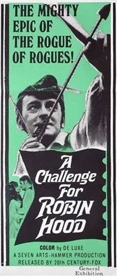 A Challenge for Robin Hood movie posters (1967) tote bag