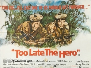 Too Late the Hero movie posters (1970) tote bag