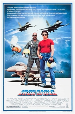 Iron Eagle movie posters (1986) tote bag