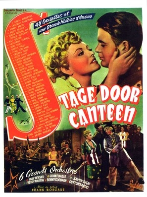 Stage Door Canteen movie posters (1943) tote bag