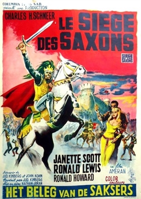 Siege of the Saxons movie posters (1963) tote bag