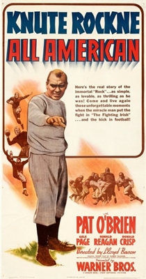 Knute Rockne All American movie posters (1940) tote bag