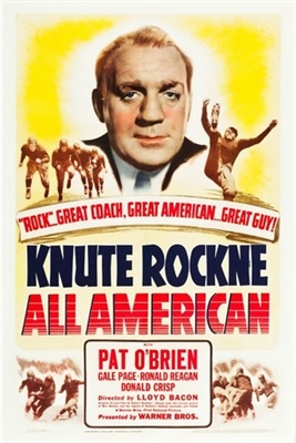 Knute Rockne All American movie posters (1940) calendar