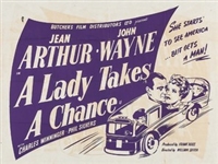 A Lady Takes a Chance movie posters (1943) hoodie #3529553
