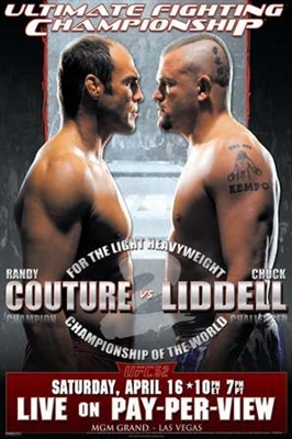 UFC 52: Couture vs. Liddell 2 movie posters (2005) tote bag