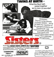 Sisters movie posters (1973) Poster MOV_1793498