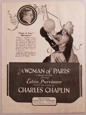 A Woman of Paris movie posters (1923) calendar