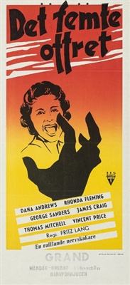 While the City Sleeps movie posters (1956) Sweatshirt