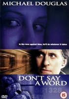 Don't Say A Word movie posters (2001) Poster MOV_1797298