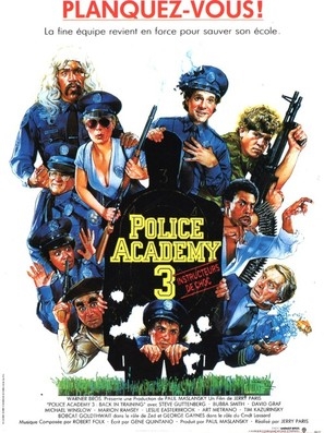 Police Academy 3: Back in Training movie posters (1986) poster