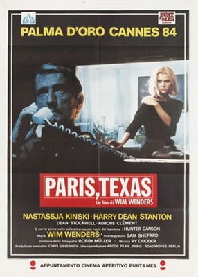Paris, Texas movie posters (1984) poster