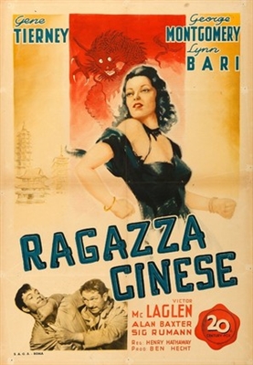 China Girl movie posters (1942) Longsleeve T-shirt