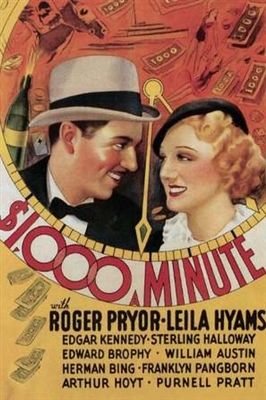 1,000 Dollars a Minute movie posters (1935) hoodie