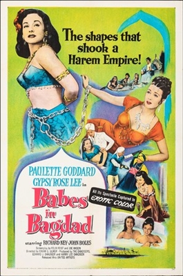 Babes in Bagdad movie posters (1952) calendar