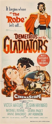 Demetrius and the Gladiators movie posters (1954) calendar