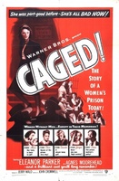 Caged movie poster (1950) t-shirt #MOV_180617a8