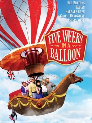 Five Weeks in a Balloon movie posters (1962) Sweatshirt