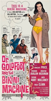 Dr. Goldfoot and the Bikini Machine movie posters (1965) calendar