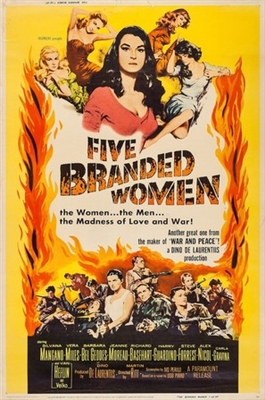 5 Branded Women movie posters (1960) mouse pad